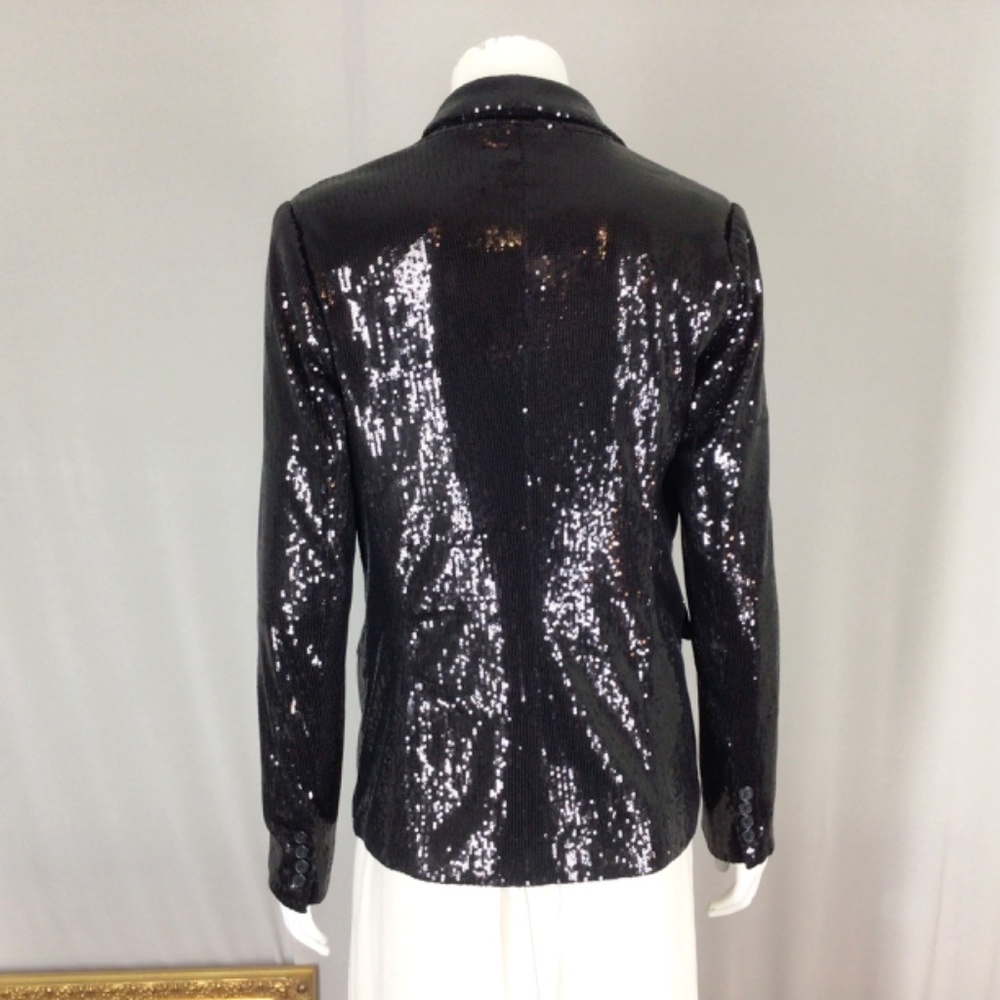 *sold* Sequinned shawl collar jacket - Picture 4 of 8